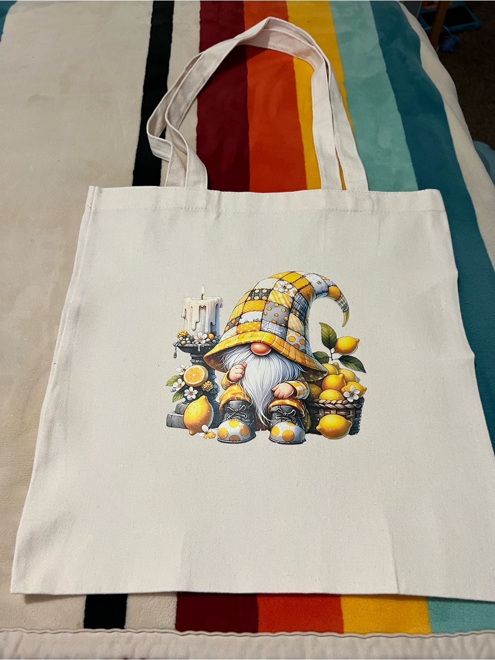 Large Lemon Gnome Shoulder Bag 🍋